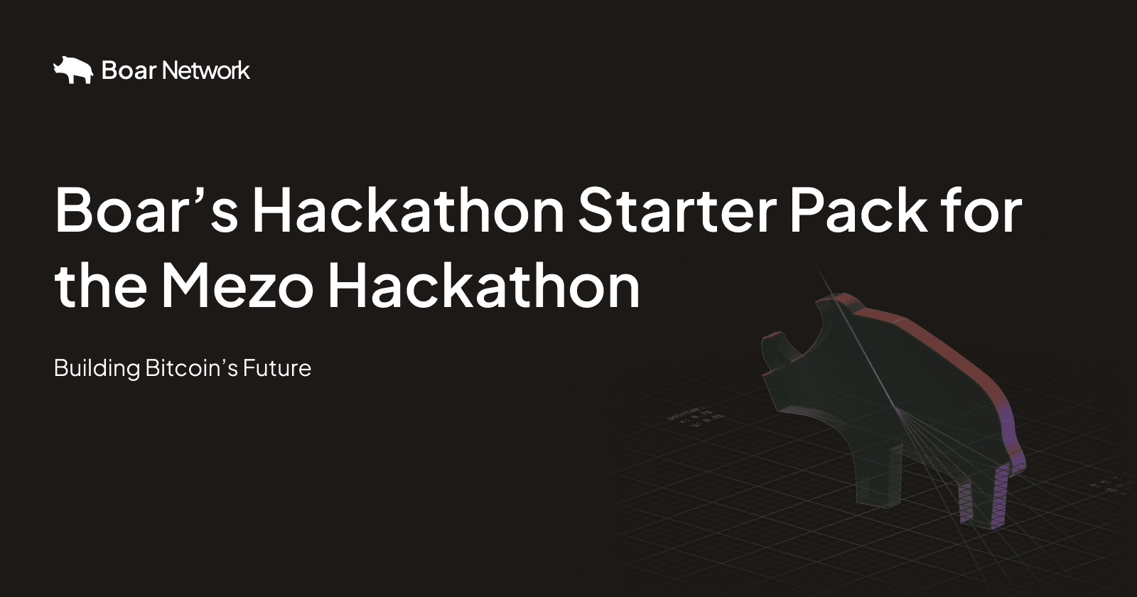 Boar’s Hackathon Starter Pack for the Mezo Hackathon: Building Bitcoin’s Future